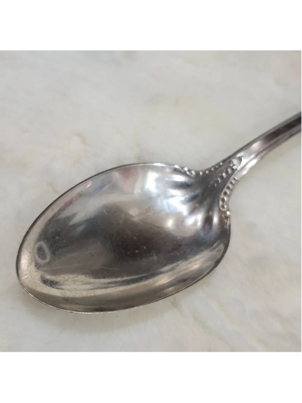 English Sterling Silver Antique Spoon marked J, ArA